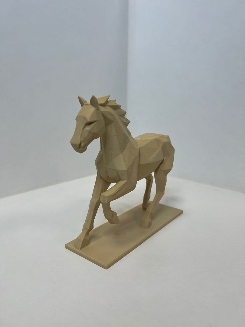 Statuetta cavallo - stampa 3D - immagine 2